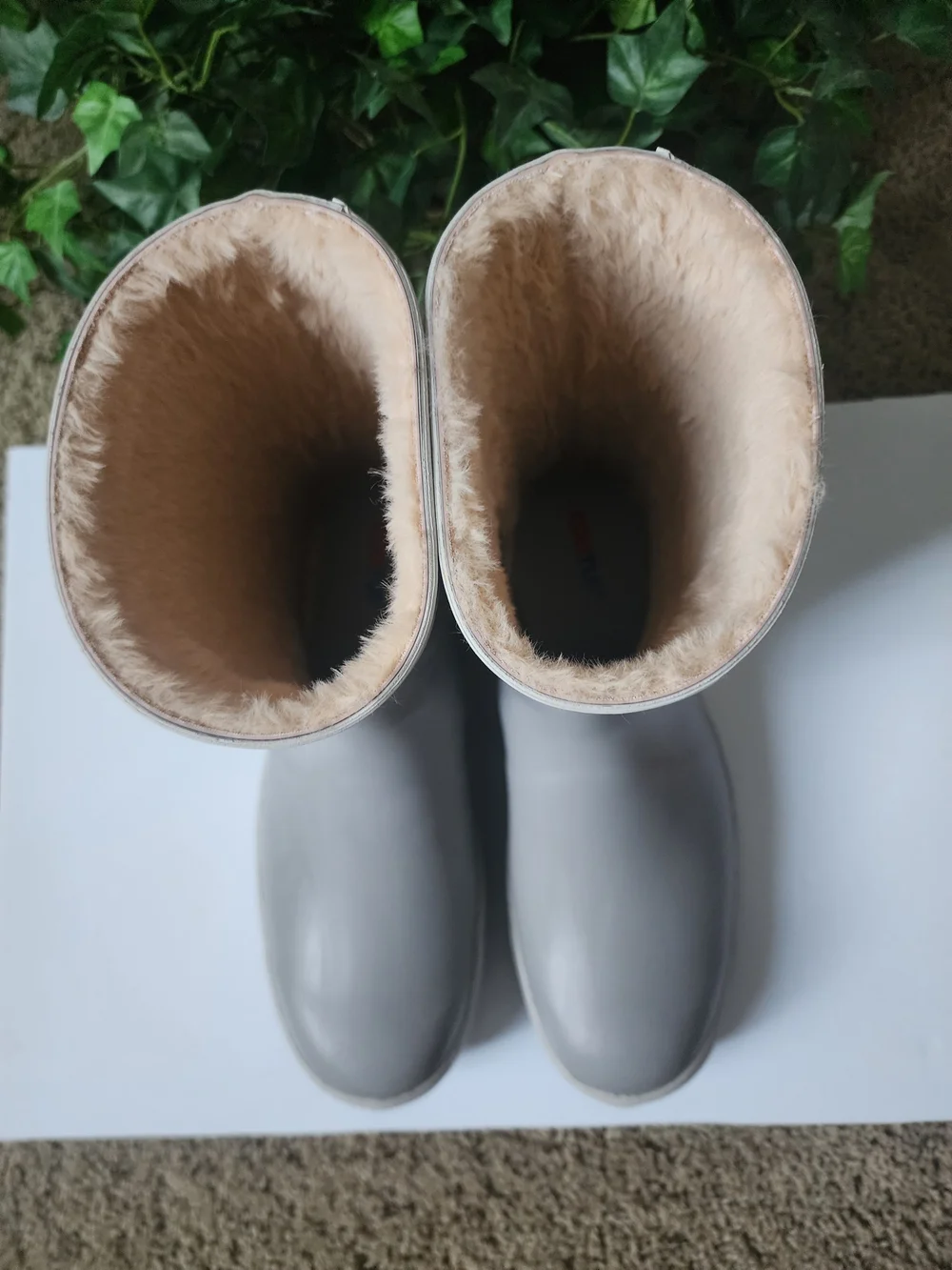 XTRATUF Men’s Fleece Lined Light Gray Neoprene Waterproof Rain Boots